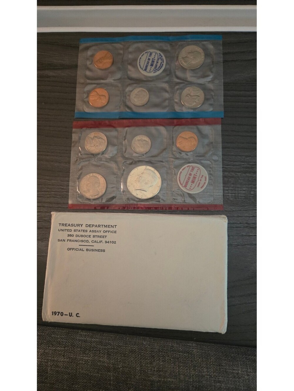 1970 US Mint Official Uncirculated Coin Set With OGP
